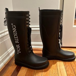 Off-White “For Riding” All Weather Boots